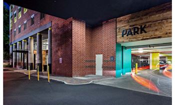Gated covered parking